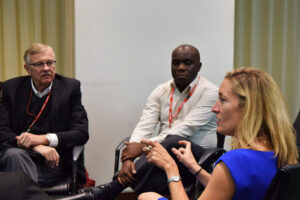 Andrée Simon at a FINCA Global Management Team Meeting
