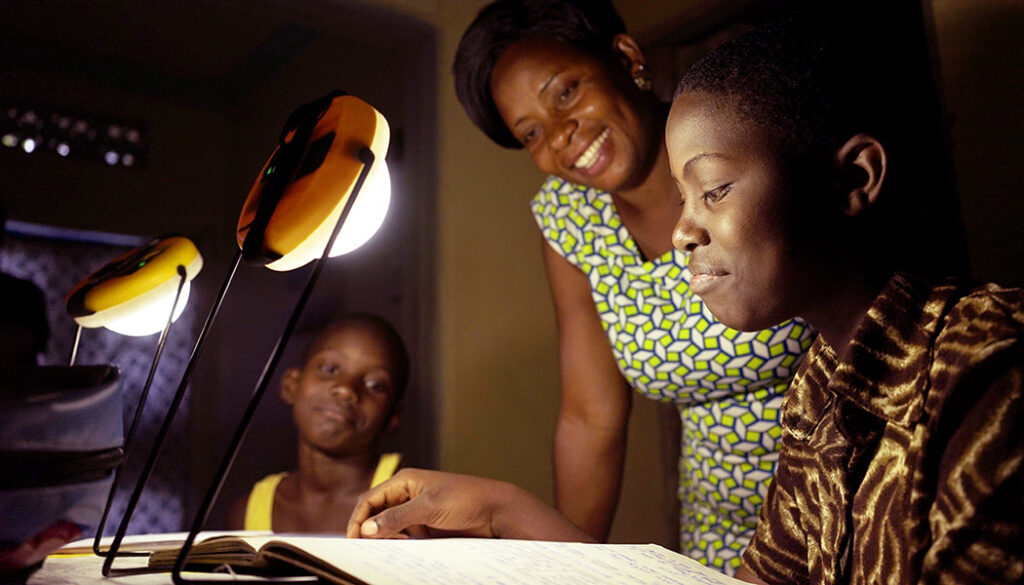 Solar Lanterns help studying