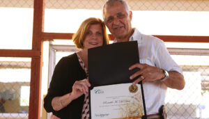 Donor Ron DePauw and Jeanie Borlaug