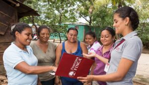 FINCA Agent with a Group of Women Clients