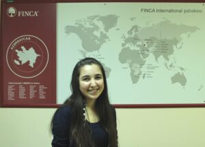 FINCA Azerbaijan scholarship recipient