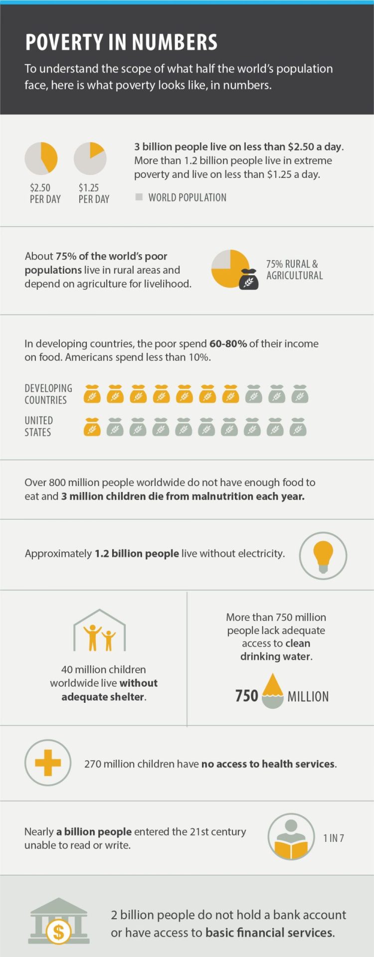 Poverty in Numbers infographic