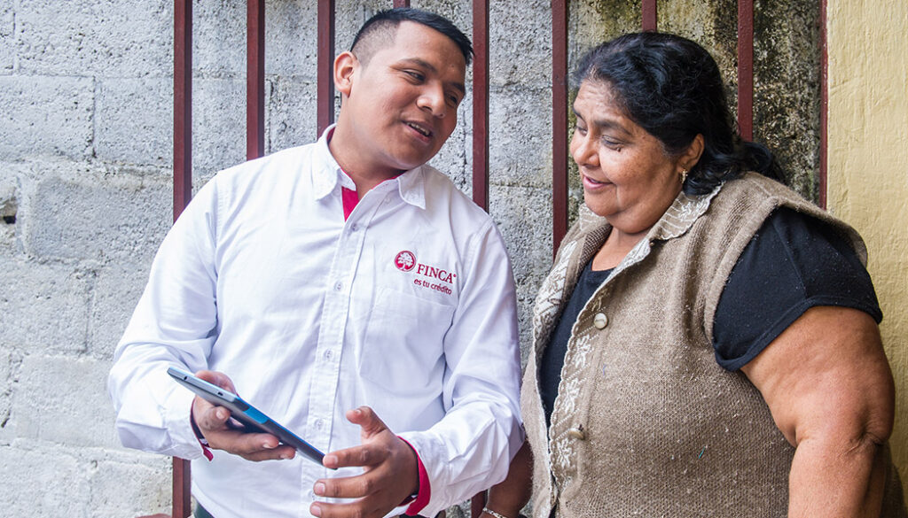 Tablet lending women's financial inclusion