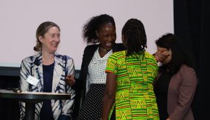 FINCA Ventures Prize Winners Celebrating on stage